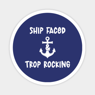 Ship Faced And Trop Rocking Magnet